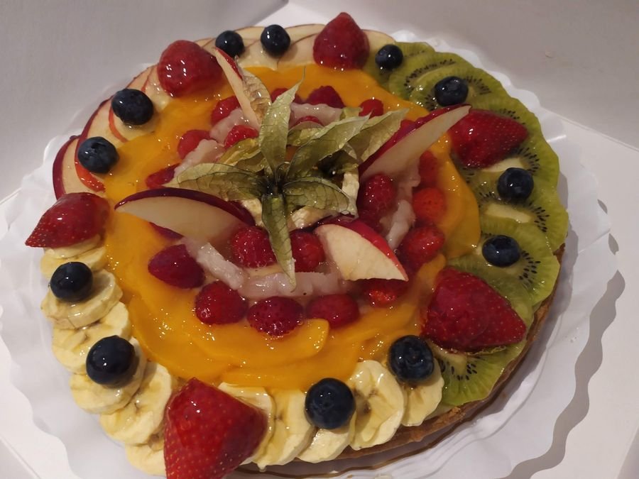 Tarta de frutas frescas